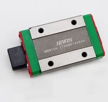 2 елемента оригинална Линейна екскурзовод на Hiwin линейна употреба MGN12 100 150 200 250 300 330 350 400 450 500 550 mm rail + 2pcs MGN12H block 3D-принтер с ЦПУ