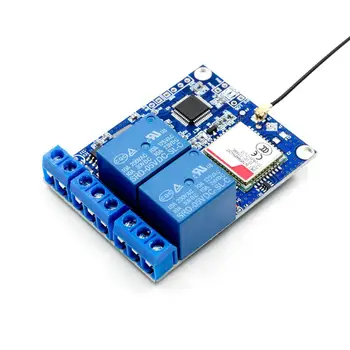 2-канален модул за SMS GSM дистанционно управление SIM800C STM32F103C8T6 за газове, кислород помпа