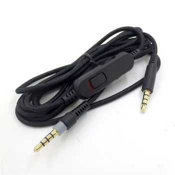 2 м взаимозаменяеми кабел за HyperX Cloud и HyperX Cloud Alpha слот слушалки слушалки 3.5 мм до 3,5 мм аудио кабел, кабели