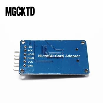 20 бр/лот Micro SD card mini TF card reader модул SPI интерфейс с чип конвертор ниво за arduino