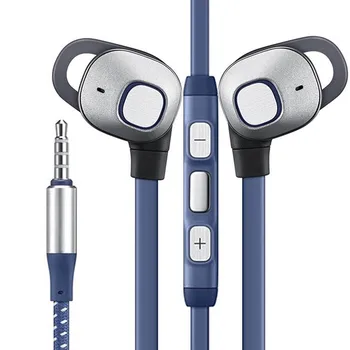 20 бр / лот S9 EO-IA510 бас слушалки метал в ушите, стерео слушалки с микрофон плат слушалки за Samsung Galaxy S9 S9 plus