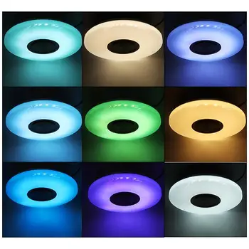 200 W 3D модерни led таван осветление RGB Dimmable Home Lighting APP bluetooth Music Light дистанционно управление Smart Bedroom Lamp