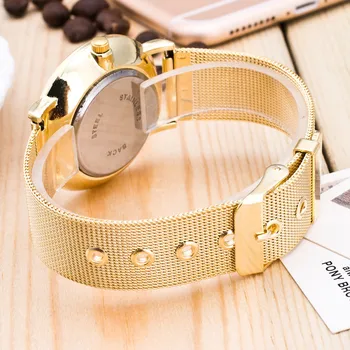 2017 мъжка и дамска мода от неръждаема стомана луксозни кварцов часовник colock a-101 класически бизнес мъжки ръчен часовник relojes hombre