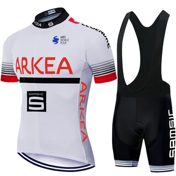 2019 roupa de ciclismo екип ARKEA Колоездене Джърси 12Г лигавник шорти набор от МТБ еднакво облекло Quick Dry под наем дрехи Ropa ciclismo