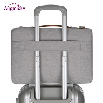 2019 бизнес преносим лаптоп чанта водоустойчива чанта за лаптоп Macbook Air Pro13. 3 15.6 инча прост рамо чанта куфарче мъжете