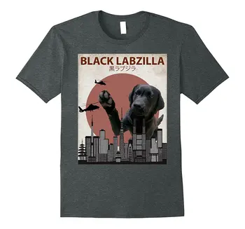 2019 гореща разпродажба мода памук черен Лабзилла | забавен Лабрадор ретривър Лаборатория за куче с тениска Тениска