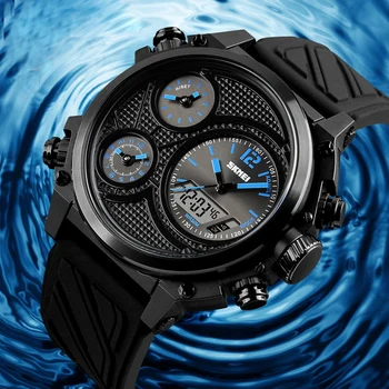 2019 нов мъжки часовник мъжки Спорт Хроно EL Light мода ръчен часовник Водоустойчив седмица дата часовници relogio masculino 1359 SKMEI zk20