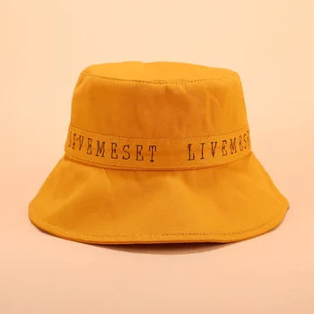 2019 памук писмо Бродерия кофа шапка Рибарска шапка открит пътуване шапка солнцезащитная шапка шапка за мъже и жени 16