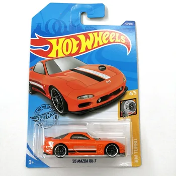 2020-43 Hot Wheels 1:64 5 Car MAZDA RX-7 Metal Diecast Model Car Детски Играчки Gift 9