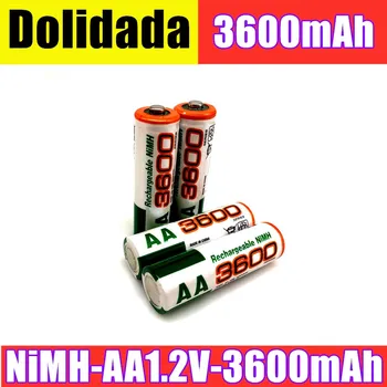 2020 Dolidada new AA battery 3600 mAh акумулаторна батерия, 1.2 V Ni-MH AA battery, подходящ за часа, мишки, компютри