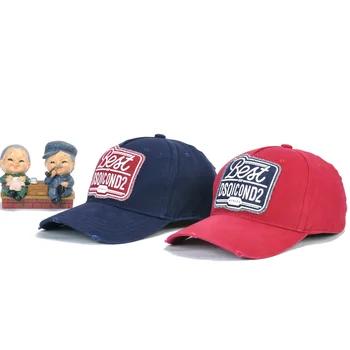 2020 DSQICOND2 Cap Brand DSQ2 letters Casquette Hat бродерия черно татко хип хоп бейзболна шапка на DSQ възстановяване на предишното положение червена шапка за мъже, жени