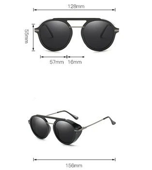 2020 EYECRAFTERS New Мъжки Womens Ретро, Готически Steampunk Driving слънчеви очила Пънк TR Frame слънчеви очила са модерни слънчеви очила
