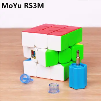 2020 Moyu MFRS3 M Magnetic 3x3x3 Magic Cube RS3 M cubing classroom RS3M 2020 магнити скорост пъзел кубчета, играчки за деца