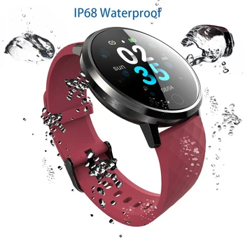 2020 New Smart Watch Women Fitness Tracker Wristband IP68 Waterproof Smartwatch Покана Reminder Heart Rate Monitor for Android и iOS