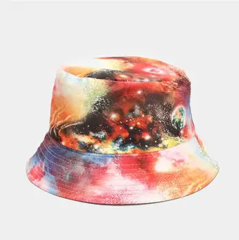 2020 двете страни на заден Out space Planet шапки кофа Млечния Път шапки на жените и мъжете Боб шапката на хип-хоп Пролет открит слънцето шапка