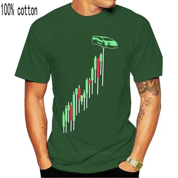2020 лятна модна тениска с къс ръкав Bitcoin cryptocurrency blockchain ламбо graph chart shirt