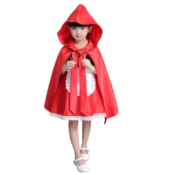 2020 малка червена шапчица cosplay костюм за деца облечи Хелоуин карнавал фантазия партия момичета на карнавалните костюми, детски парти