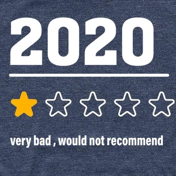 2020 Много Лошо, Не Бих Препоръчал-Супер Мека Риза Унисекс С Къс Ръкав, Дамски И Мъжки Фланелки, Графична Тениска