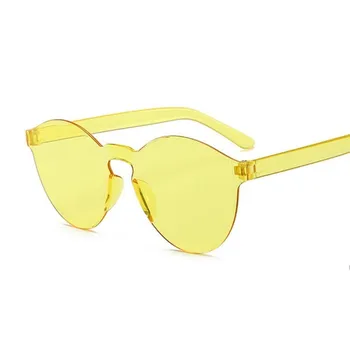 2020 мода нов кръг слънчеви очила за Жени на реколтата метална рамка, розов, жълт обектив цветни сенки слънчеви очила женски UV400