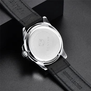 2020 нов мъжки часовник BENYAR Top Brand ежедневна мода и кожени кварцов часовник водоустойчив спортен часовник мъжки часовник Relogio Masculino