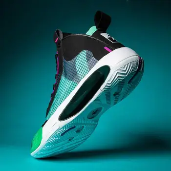 2020 нова леки баскетболни обувки стягам ходене на спортни обувки, дишаща затъмнение подметка окото топ модни обувки Мъжки обувки