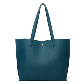 2020 Нова мода голям капацитет дамски чанти през рамо пискюл Пазарска чанта пазарска чанта зелени лотария женствена чанта
