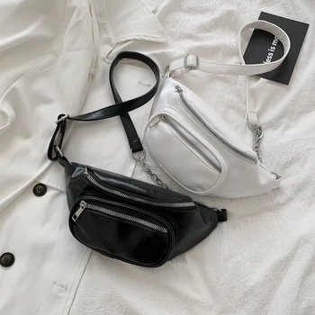 2020 нова мода кожа мода чанта-месинджър универсална верижна чанта Чанта на рамото за жени