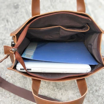 2020 Новата Дамска чанта реколта пазарска чанта съставна вертикална чанта ежедневна чанта документ голяма кожена дамска чанта