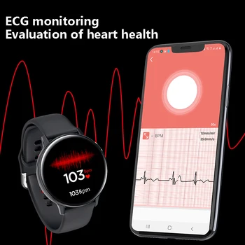 2020 новите смарт часовници IP68 Водоустойчив спорт Мъже, Жени Bluetooth Smartwatch фитнес тракер монитор на сърдечната честота за Android и IOS