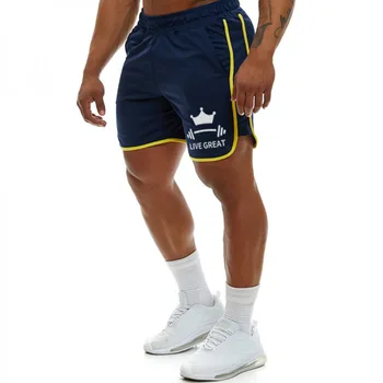 2020 тънки летни панталони мъжки свободни голям размер на окото бързо съхнещи пятиточечные панталони открит бягане спорт фитнес и джогинг панталони