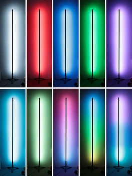 2020модерн Симфония лампиона цветни затъмняване украса трикольор лампа за дневна спалня кабинет видео лампиона