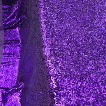 2021 гореща разпродажба лилава кърпа с пайети в двора двустранно участък вязаная бродирани лейси плат с пайети за сватбена украса на рокли