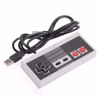 2021 класически ретро кабелен USB гейм контролер за Nintendo NES джойстик за NES Controle за Windows PC и за Mac геймпад