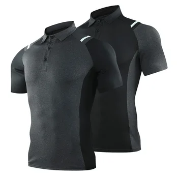 2021 летни дрехи за голф ежедневни риза с къси ръкави и Мъжки облекла за голф дишаща спортна риза за голф, фитнес, спортно облекло