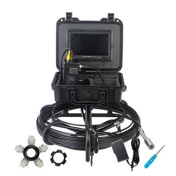 20M-150М 7inch 23mm нова индустриална система видеокамери инспекция на канализационни тръби с камера разглеждане на канализация на дренажна тръба DVR