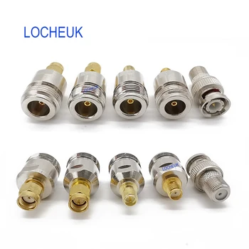 20pcs BNC SMA Connector Kit SMA to N/BNC/TNC/F-Connector Type Male Female Kit N to SMA BNC TNC RF Adapter Male to Female Adapter