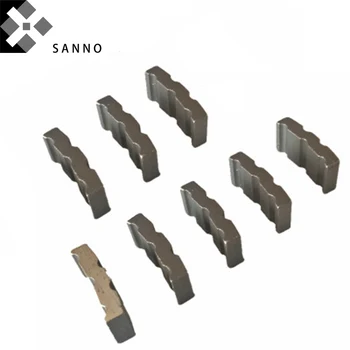 20pcs Турбо бетон, диамантени сегменти колонковое тренировка заваряване диамантени режещи инструменти сегмент за гранит, мрамор, бетон