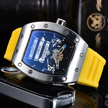 21 цвят на луксозни AAA RM мъже, водоустойчиви часовници дата мъжки Ричард автоматични часовници мъжки часовници часовници подарък-добрите подаръци за мъже