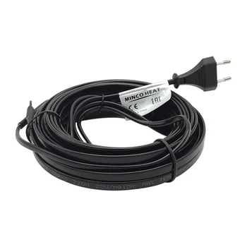 220V EU Plug-in Power Cord самостоятелно коригиращ нагревателен кабел за защита от замръзване водопроводна тръба, отопление домашни животни, влечуги