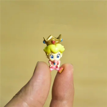 24 бр 2.4 см класически дете на Супер Марио и принцеса праскова фигурка играчки, колекция от играчки сам фигурка играчки