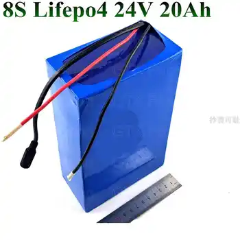 24v lifepo4 24v 20ah lifepo4 акумулаторен блок BMS 30A 700w 800w мотор bateria 