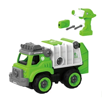 27шт монтаж на електрически дистанционно управление, санитарен автомобил САМ камион модел играчка гайка монтаж играчка образователен подарък за дете, възрастен