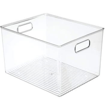 29x20x15cm акрилен прозрачен грим организатор хладилник кутия за съхранение на работния плот хотел, баня контейнери