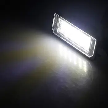 2x18smd безпогрешно led лампа за осветяване на регистрационния знак V~W Golf MK4 MK5 MK6 Passat Po.lo CC Eos SciroccoLicense регистрационен номер