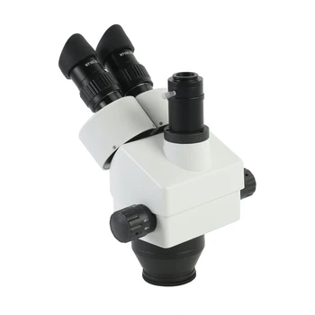 3.5 X - 90X бинокъла микроскоп стерео микроскоп непрекъснато увеличаване на Зума + голяма алуминиева поставка + обектив + 56 led лампи пръстеновидни