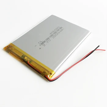 3.7 V 2500mAh литиево-полимерна Li Po батерия за DIY Mp3 MP4 GPS PSP PAD MID DVD Power bank Tablet PC лаптоп 406080