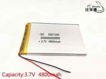 3.7 V,4800mAH 5067100 (полимерна литиево-йонна батерия) литиево-йонна батерия за таблет 7 инча 8 инча 9 инча