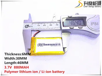 3.7 V 880mAh 603046 литиево-полимерна Li-Po li-ion акумулаторни батерии за Mp3 MP4, MP5 GPS