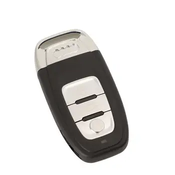 3 бутона Smart Remote Car Key Shell Cover Case Fob за Audi A4L A6L Q5 A5 754C / 754G с нож