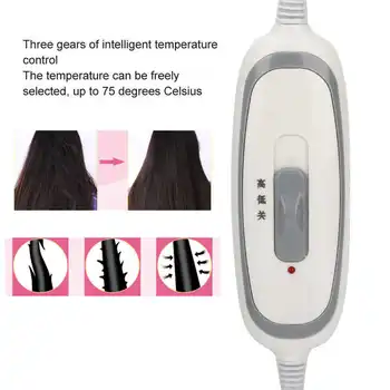 3 колело електрически парна баня за коса-Грижа за косата отопление шапка сешоари Домашен салон масло термичните лечение на кутията на косата СПА подхранване на ЕС Plug